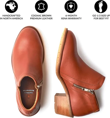Miniatura 5 de XENA Gravity - Zapatos de trabajo de seguridad con punta de acero para mujer, botines de tobillo, transpirables, cómodos, antideslizantes