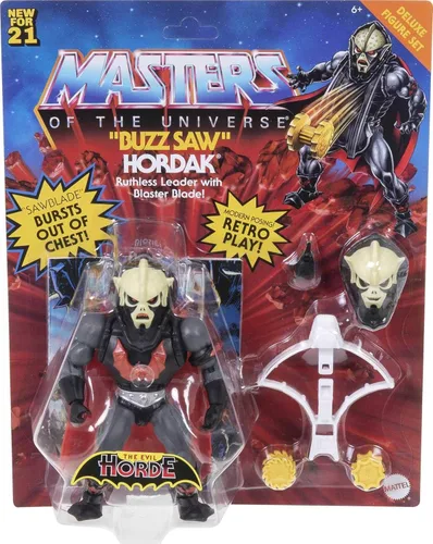 Miniatura 5 de Masters of The Universe Origins Buzz Saw Hordak - Figura de acción de lujo, figura de batalla de 5.5 pulgadas para contar historias y exhibición