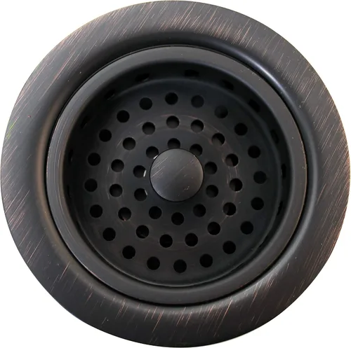 Miniatura 4 de Westbrass D214-12A - Colador grande para fregadero de cocina de 3-1/2 pulgadas, bronce antiguo