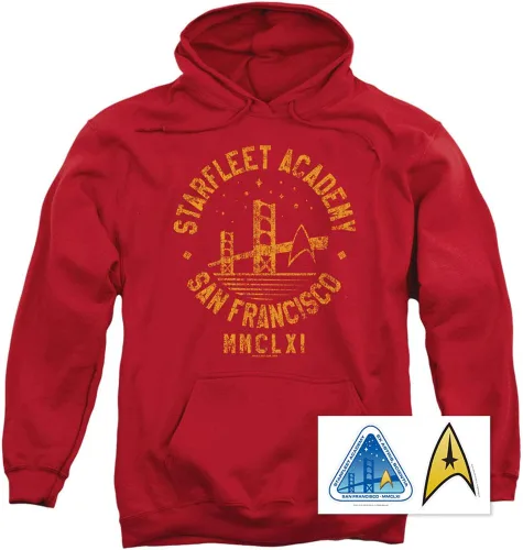 Miniatura 2 de Popfunk Classic Star Trek Sudadera con capucha y pegatinas