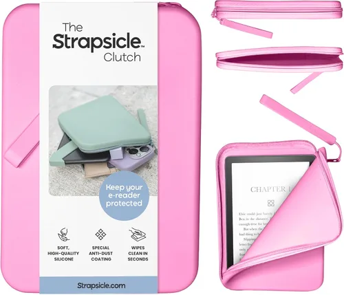 Miniatura 8 de Strapsicle Funda de silicona para Kindle y lectores electrónicos – Bolso multiusos para teléfono, billetera y llaves – Se ajusta a Paperwhite 2024