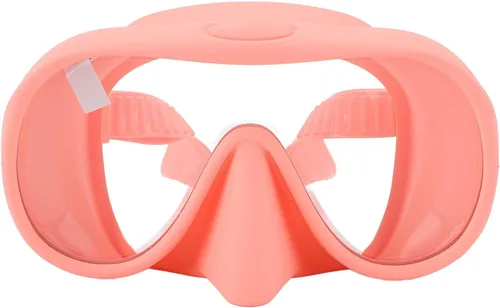 Miniatura 11 de Luocute Gafas de esnórquel de buceo con película antivaho de vidrio templado, máscara de natación juvenil anti rotura protegida, máscara de natación