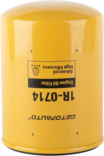 Miniatura 8 de GETOPAUTO 1R-0714 Filtro de aceite para Caterpillar CAT 307C 306 308C 308D 305.5 4M40 E200B retroexcavadora 446B 446D 1R0714 8T6307 9Y0858 9N-6007