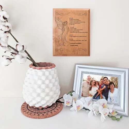 Miniatura 4 de Regalos para Madre para el Día de la Madre – Regalos para Madre – Regalo en español de hija e hijo – Poema sentimental para mamá español 7 x 9