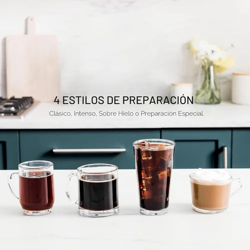 Miniatura 3 de Ninja Pods & Grounds Specialty - Cafetera de una sola porción, compatible con cápsulas K-Cup, espumador de leche integrado, tamaños de taza de 6