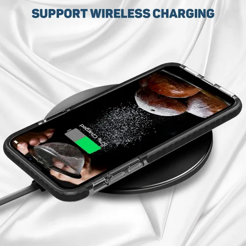 Miniatura 6 de MATEPROX Compatible con iPhone 14, transparente, delgada, transparente, a prueba de golpes, para iPhone 14 de 6.1 pulgadas 2022 (negro)