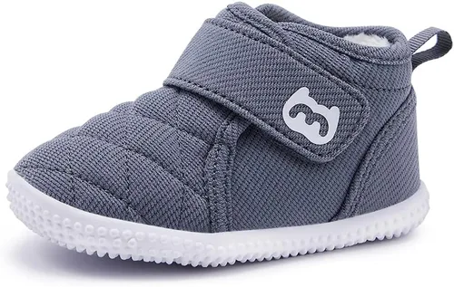 Miniatura 55 de BMCiTYBM Botas de nieve de invierno para bebés y niños pequeños, de piel sintética, cálidas, antideslizantes, zapatos para primeros pasos