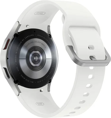 Miniatura 3 de Samsung Galaxy Watch 4 Reloj inteligente Bluetooth y GPS, 1.575 in, color plateado