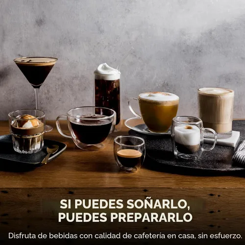 Miniatura 8 de Ninja Luxe Café 3 en 1 - Máquina de café expreso, café por goteo y café frío Molinillo de café integrado, espumador de leche, manipulación Acero