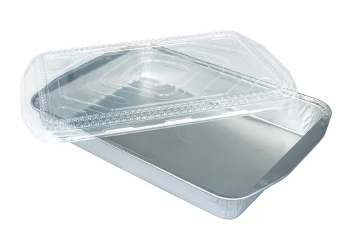 Miniatura 8 de Durable Packaging recipiente de plástico para plato principal con tapa de cúpula, tamaño grande, S, Negro y Dorado, 100