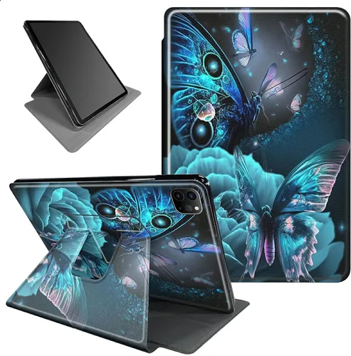 Miniatura 50 de Funda para iPad mini 6 para iPad mini 6ª generación 8.3 pulgadas 2021 360 grados giratorio soporte ligero cubierta inteligente protectora