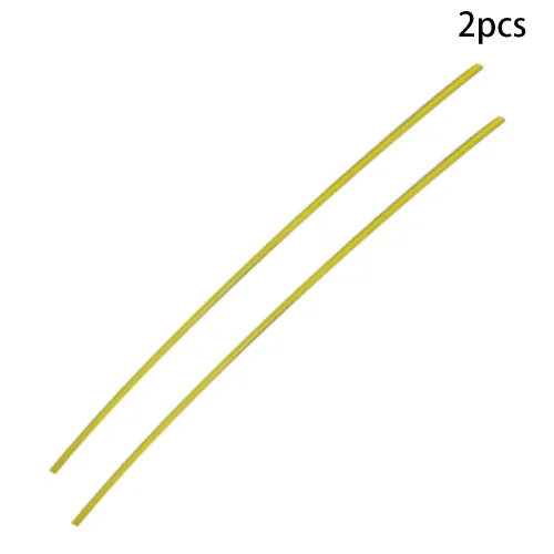Miniatura 3 de Aicosineg Varilla redonda de plástico Polioximetileno Stick para la industria mecánica POM sólido duro amarillo 1/3 x 39-3/8 pulgadas (D x L) 2
