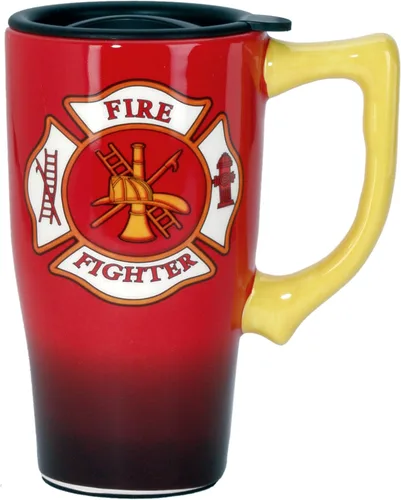Miniatura 18 de Spoontiques - Tazas de viaje de cerámica - Taza Kokopelli - Bebidas frías o calientes - Regalo para los amantes del café