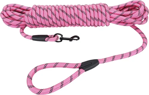 Miniatura 45 de Hi Kiss Correa de Entrenamiento de Obediencia y Agilidad para Perros/Cachorros - 15 pies 20 pies 30 pies 50 pies 100 pies - Ideal para Jugar