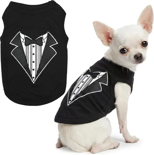 Miniatura 36 de Parisian Pet - Camiseta bordada para perros y gatos, con texto en inglés Sexy and I Know It, XS Sexy y lo sé