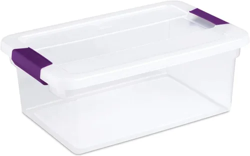 Miniatura 8 de Sterilite Contenedor de almacenamiento con tapa transparente de 66 cuartos de galón, paquete de 12 y contenedor de almacenamiento de tapa