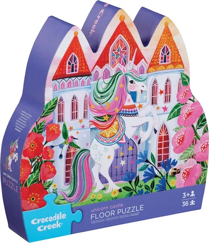 Miniatura 15 de Crocodile Creek Rompecabezas de Piso de 36 Piezas - Rompecabezas de Piso Divertidos para Niños de 3 a 5 Años - Caja con Forma Resistente para Amigos