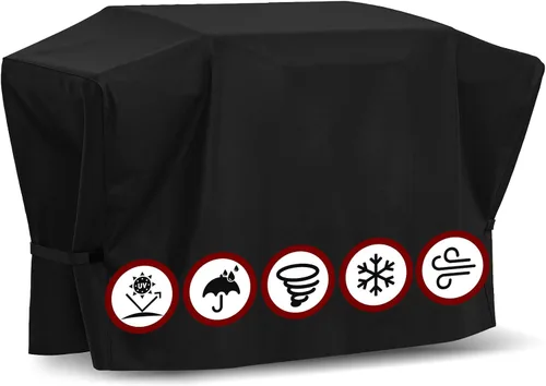 Miniatura 8 de SHINESTAR Cubierta de Parrilla para Blackstone de 22" y 28" Cubierta de Parrilla de Estante Único con Capucha y Soporte, Cubierta Impermeable