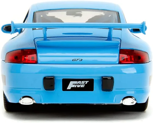 Miniatura 8 de Jada Toys Fast & Furious Brian's Porsche 911 GT3 RS 1:24 - Coche fundido a presión, juguetes para niños y adultos