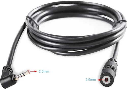 Miniatura 3 de Pixelman Cable de extensión de cámara de respaldo macho a hembra de 0.098 pulgadas, cable de extensión de cámara de visión trasera de 6.5 pies