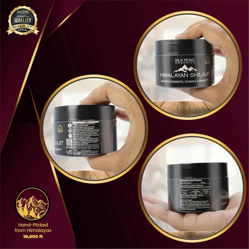 Miniatura 6 de Shilajit puro del Himalaya (120 gm) semilíquido con ácido fúlvico y más de 85 minerales traza para metabolismo, apoyo del sistema inmunológico