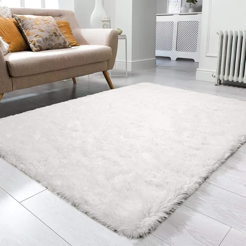 Miniatura 53 de Ompaa Alfombra esponjosa, alfombra mullida súper suave para dormitorio, sala de estar, alfombra grande de felpa de 6 x 9 pies, alfombra de pelo