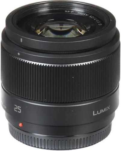 Miniatura 9 de Lente Panasonic LUMIX G, 25 mm, F1.7 ASPH, Micro Cuatro Tercios sin espejo, H-H025K (negro de EE. UU.)
