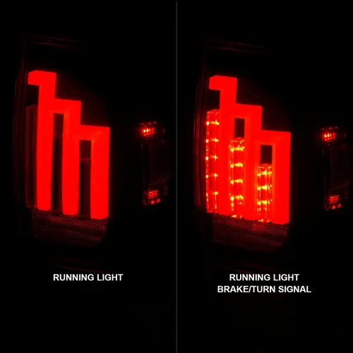 Miniatura 8 de AmeriLite Para Toyota Tacoma Pickup Truck 2016-2023 Lámpara LED de estacionamiento de tubo de humo cromado montaje de luces traseras - lado