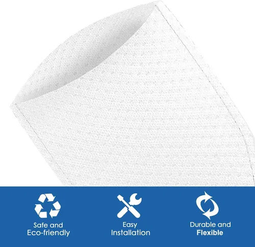 Miniatura 2 de Filtro de vacío de tela de repuesto compatible con Makita T-03193, XLC02, LC01, BCL180W aspiradora, blanco, 10 paquetes