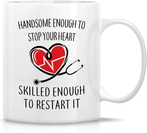 Miniatura 42 de Retreez Taza Graciosa - Confía en mí, casi soy médico, 325 ml, Tazas de café de cerámica - Tazas divertidas, sarcásticas, motivacionales, regalos