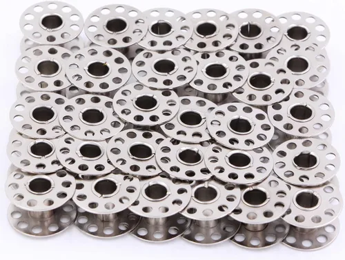 Bobinas de máquina de coser – 30 unidades clase 15 bobinas de metal juego de bobinas de 0.787 in x 0.394 in accesorios de repuesto para máquinas de