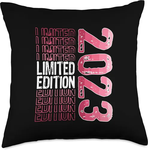 Miniatura 4 de Limited Edition Vintage 2023 Retro Birthday Throw Pillow