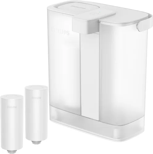 Miniatura 10 de PHILIPS Jarra de filtro de agua de 20 tazas con filtro Plus - ADD5903, dispensador de agua recargable, filtro purificador de agua para puerta