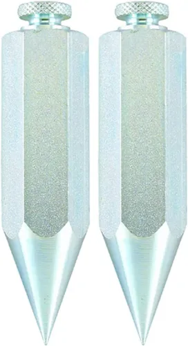 Miniatura 4 de Johnson Level & Tool 08 - Plumb Bob, hexagonal de acero, 8 onzas, acabado de acero, 1 paquete