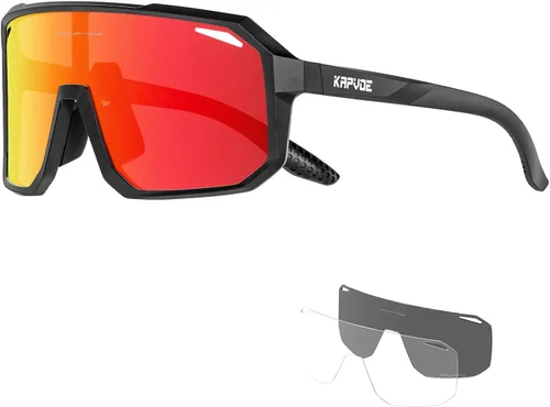 Miniatura 12 de KAPVOE Gafas de sol polarizadas para ciclismo, deportes, UV400, para correr, pesca, béisbol, para hombres y mujeres, K62 Azul