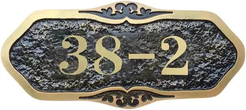 Miniatura 11 de Letrero personalizado con número de dirección del hogar, placa personalizada para buzón, puerta de casa, puerta, habitación, placa acrílica