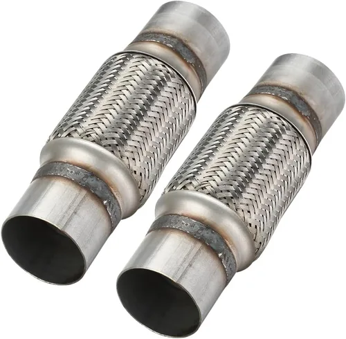 Miniatura 13 de Tubo flexible de escape, tubo flexible de escape resistente de acero inoxidable de 2 x 4 pulgadas, tubo flexible de escape de doble trenza, longitud