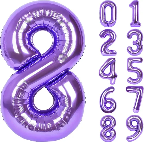 Miniatura 46 de SINBEE Globo dorado del número 10, papel de aluminio Mylar de 40 pulgadas, decoración de fiesta reutilizable para cumpleaños, aniversario, Oro