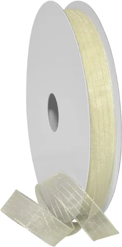 Miniatura 4 de Morex Ribbon Harmony Metallic, envoltura de regalos, decoración de boda, lazos, brillo brillante, 5/8" x 50 yardas, aguamarina