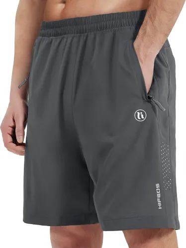 Pantalones cortos deportivos para hombre, pantalones cortos de entrenamiento para correr, tenis, gimnasio, 5, 7, 9 pulgadas, cómodos, ligeros, 3