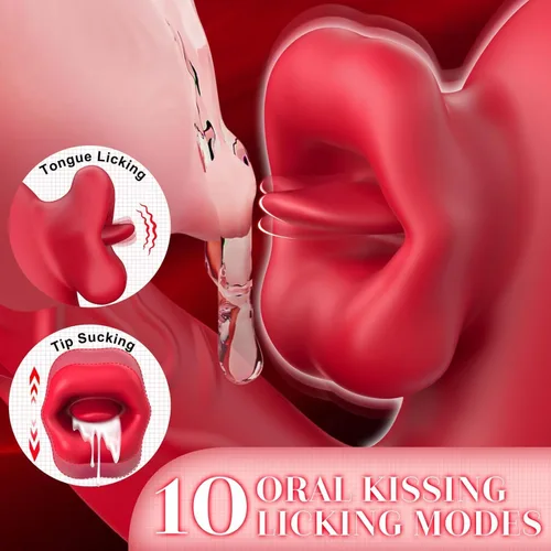 Miniatura 3 de Vibrador de punto G juguetes sexuales para mujeres - Juguetes sexuales para mujeres adultas con 10 modos de aleteo, vibración y lamido, juguete