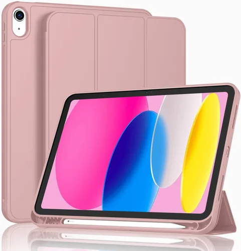 Miniatura 33 de ToaPoia - Funda para iPad (A16) de 11 pulgadas 2025/iPad 10.ª generación de 10.9 pulgadas 2022, cubierta protectora delgada con soporte triple