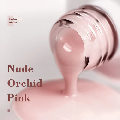 Miniatura 5 de RARJSM - Esmalte de uñas en gel, color rosa cremoso, tono de piel neutro translúcido, 15 ml, requiere secado con lámpara UV o LED, manicura francesa