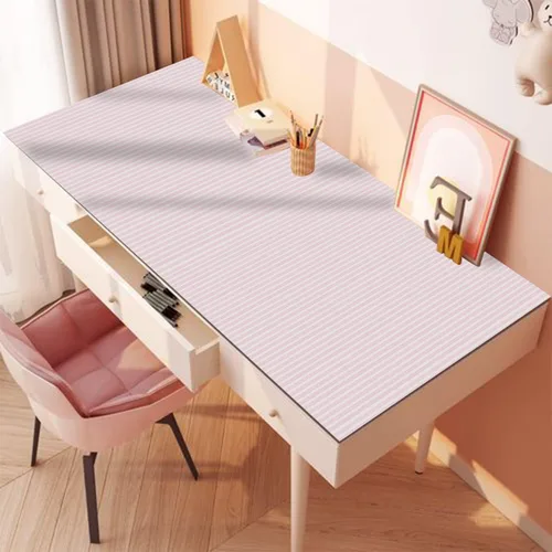 Miniatura 4 de 17.7" x 117" Papel tapiz de rayas rosa y blanco, autoadhesivo, removible, impermeable, decorativo, para forrar, cubrir y decorar paredes, gabinetes