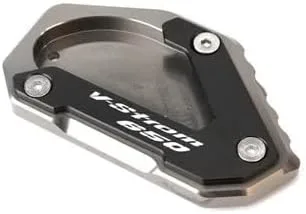 Miniatura 9 de TEMKIN W for Suzuki V-Strom 650/XT VSTROM 650 DL650 2004-2022 2021 Motorcycle CNC Kickstand Foot Side Stand Extension Pad Support Plate Y