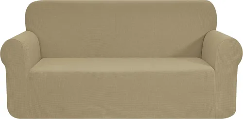 Miniatura 17 de CHUN YI - Funda elástica de 1 pieza para sillón grande, funda protectora suave de Jacquard con elastano, detalle de cuadros y parte inferior