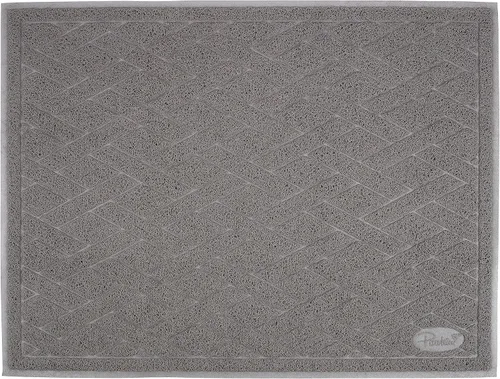 Miniatura 4 de Pawkin Tapete de arena para gatos, Jumbo XXL, 4 x 3 pies, se adapta a dos cajas de arena o cobertura adicional para una caja, gris