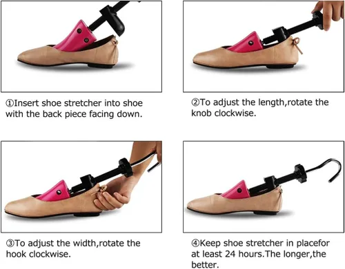 Miniatura 31 de eachway - Estirador de zapatos para hombre y mujer, ajusta el largo y ancho del calzado, para tallas de hombre de EE. UU. de 10 a 13.5