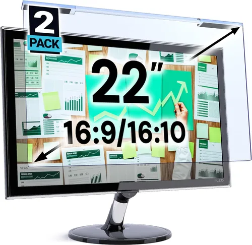 Miniatura 40 de VINTEZ Protector de pantalla de luz azul para monitor de computadora y portátil de 14 pulgadas, película de bloqueo de luz azul anti-UV para PC