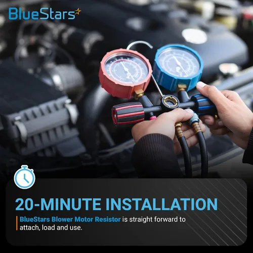 Miniatura 6 de BlueStars Resistencia del motor del soplador HVAC 973-013, compatible con Ford 1997-2014 E150 E250, 1997-2022 E350, 2000-2005 Excursion, 1999-2007
